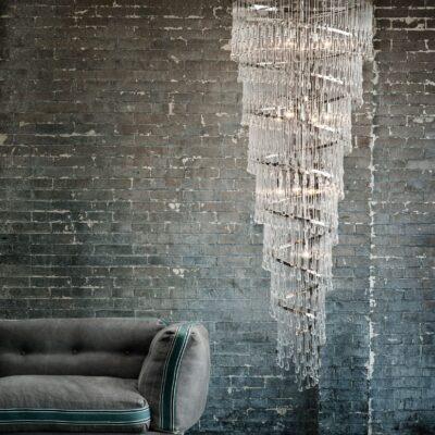 Light Drizzle Chandelier – Spiral