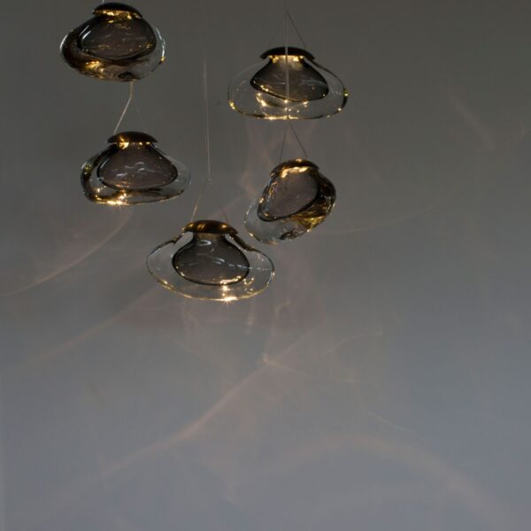 Medusa Bloom Chandelier – Oval (5 Drops)