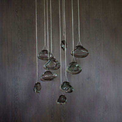 Medusa Bloom Chandelier – Oval (9 Drops)