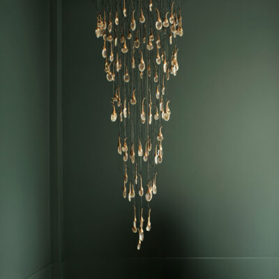 Seed Cloud Chandelier – Round (114 Drops)