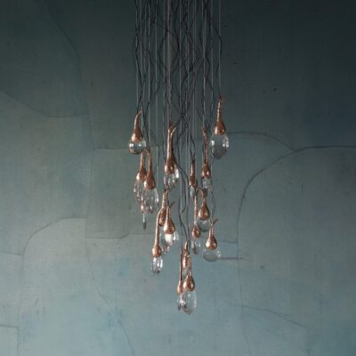 Seed Cloud Chandelier – Round (18 Drops)
