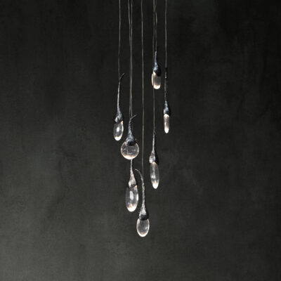 Seed Cloud Chandelier – Round (7 Drops)