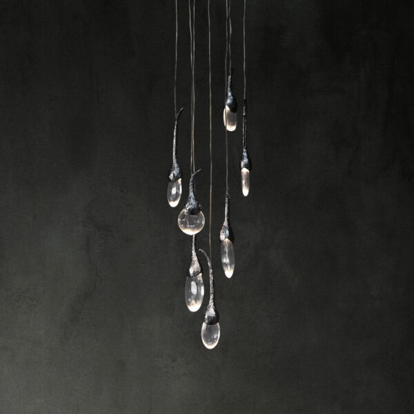 Seed Cloud Chandelier – Round (7 Drops)