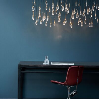 Seed Cloud Chandelier – Rectangular (56 Drops)