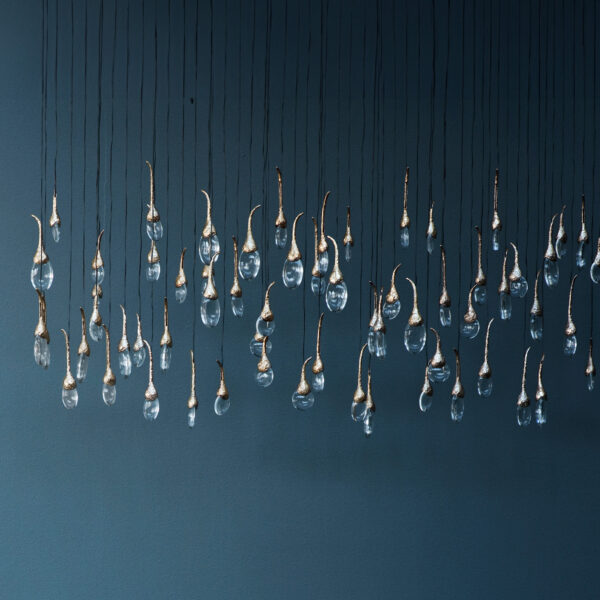 Seed Cloud Chandelier – Rectangular (56 Drops)