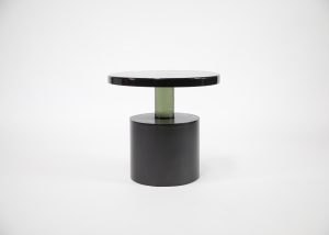 Bishop Table – Smoked Glass