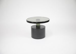 Bishop Table – Smoked Glass