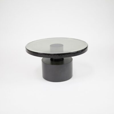 Bishop Table – Smoked Glass