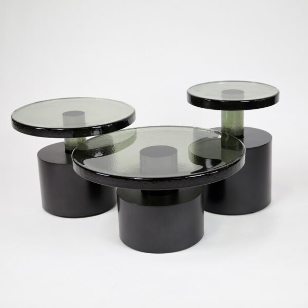 Bishop Table – Smoked Glass