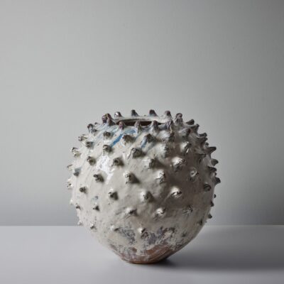 Medium Boule in Marble Black and White #5