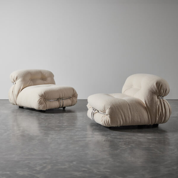 Pair of Soriana Chairs by Afra & Tobia Scarpa for Cassina