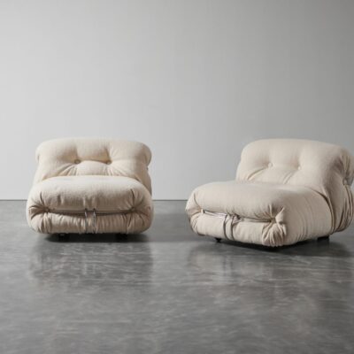 Pair of Soriana Chairs by Afra & Tobia Scarpa for Cassina