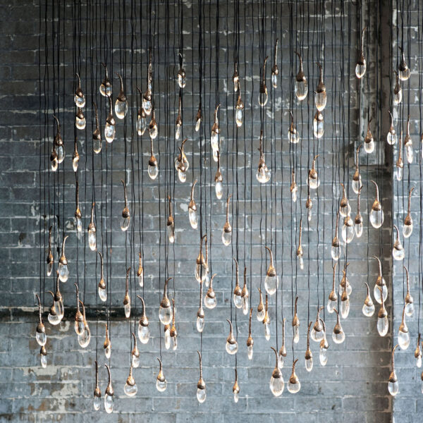 Seed Cloud Chandelier – Curtain (85 Drops)