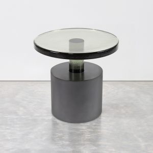 Bishop Table – Smoked Glass
