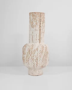 Tall Boule in Textured Cream White