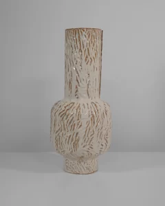 Tall Boule in Textured Cream White