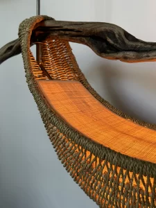 Driftwood Basket Pendant