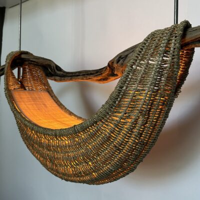 Driftwood Basket Pendant