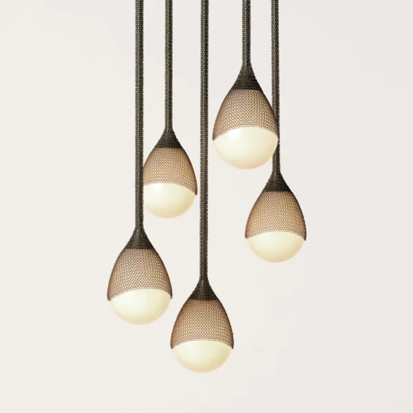 Armor Pendant – Small 5 Cluster