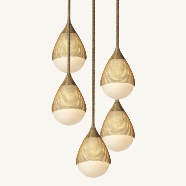 Armor Pendant – Large 5 Cluster