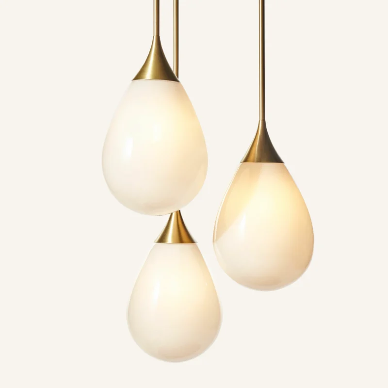 Teardrop Pendant – Large 3 Cluster