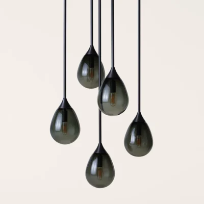 Teardrop Pendant – Small 5 Cluster