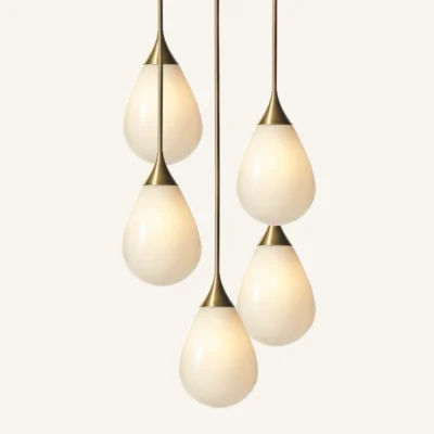 Teardrop Pendant – Large 5 Cluster