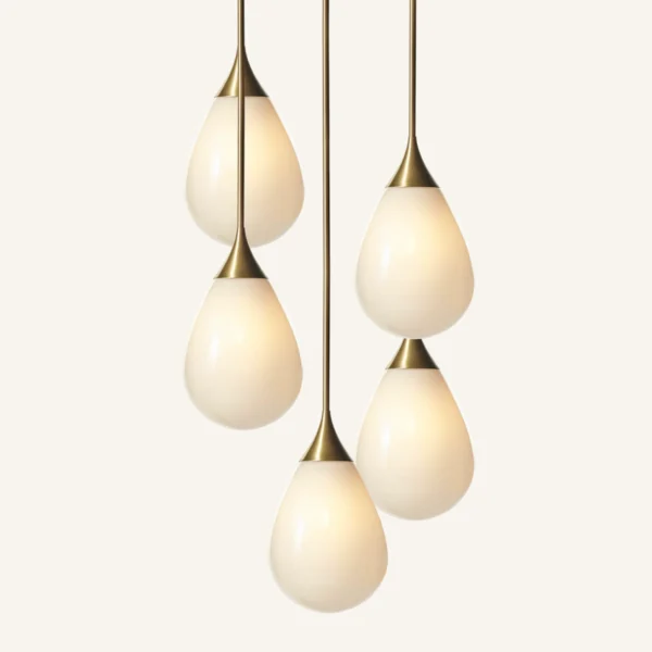 Teardrop Pendant – Large 5 Cluster