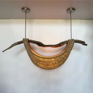 Driftwood Basket Pendant