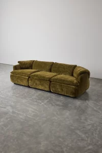 3-Piece Confidential Sofa by Rosselli Alberto