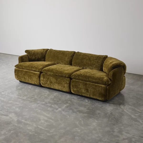 3-Piece Confidential Sofa by Rosselli Alberto