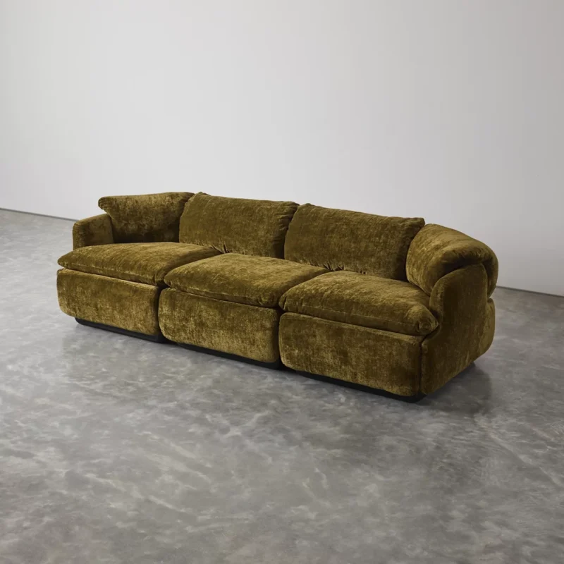 3-Piece Confidential Sofa by Rosselli Alberto