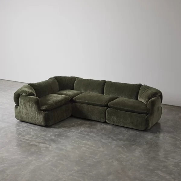 4-Piece Confidential Sofa by Rosselli Alberto