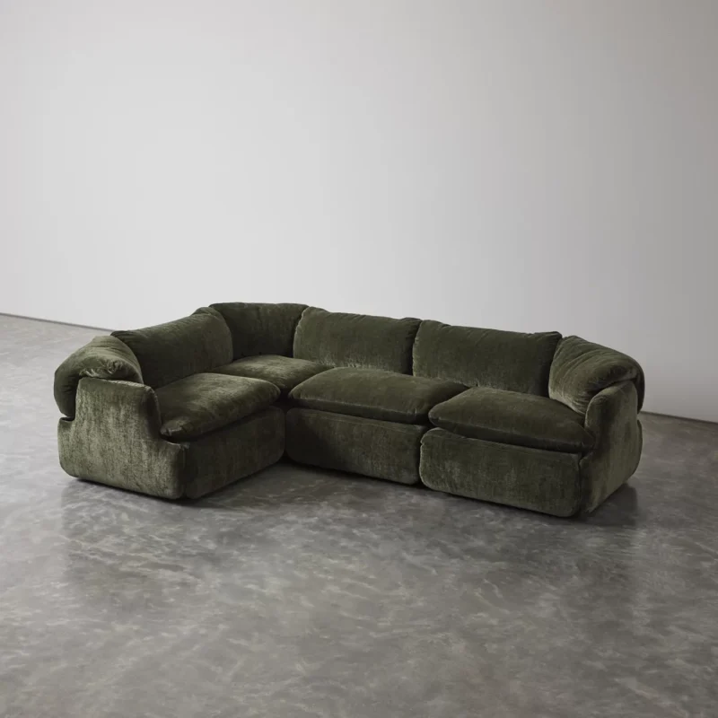 4-Piece Confidential Sofa by Rosselli Alberto