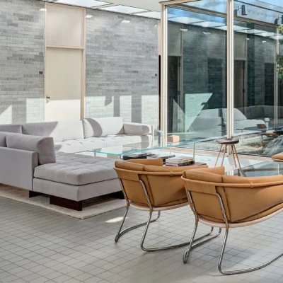 Geometric Lounge Chair