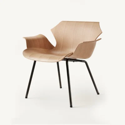 Petal Lounge Chair Metal Base