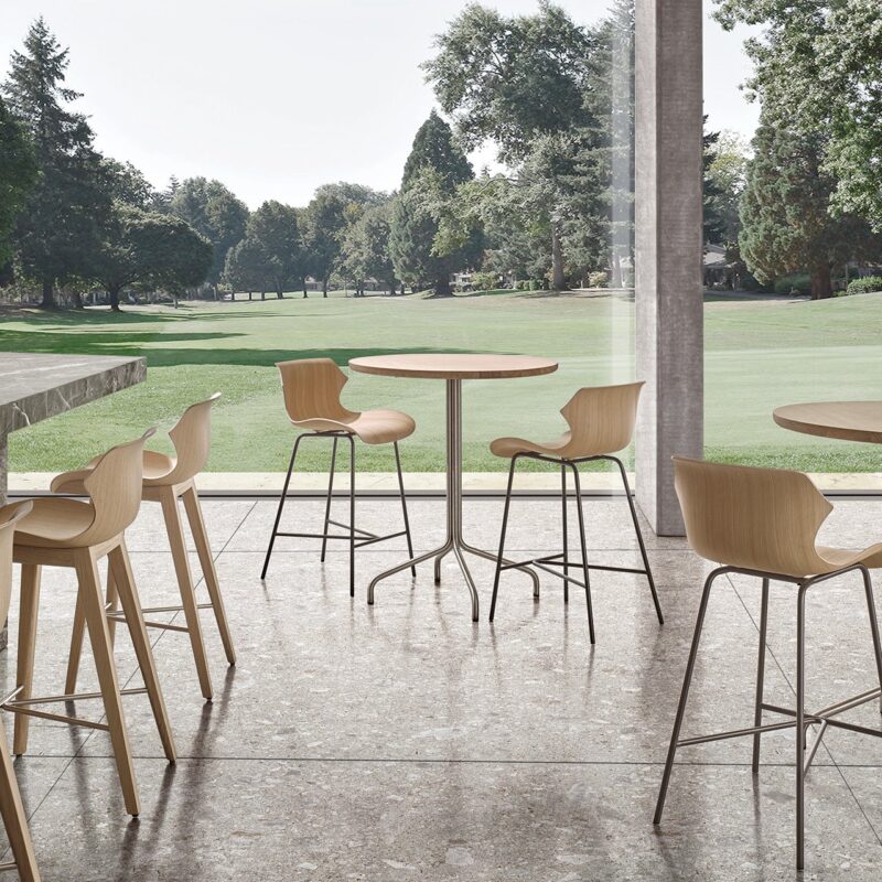 Petal Stools Metal Base