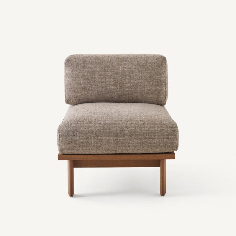 Rail Lounge Chairs and Ottoman