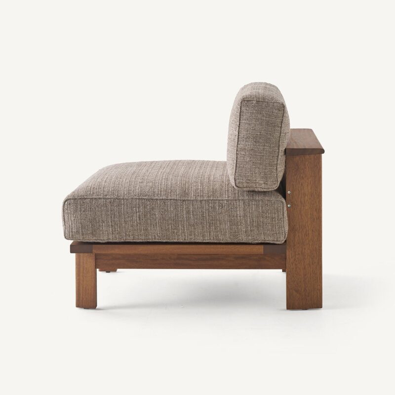 Rail Lounge Chairs and Ottoman