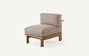 Rail Lounge Chairs and Ottoman