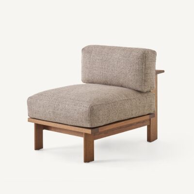 Rail Lounge Chairs and Ottoman