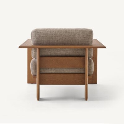 Rail Lounge Chairs and Ottoman