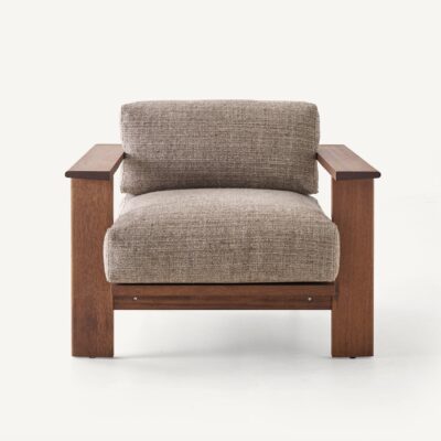 Rail Lounge Chairs and Ottoman