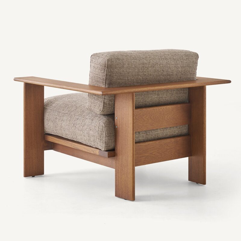 Rail Lounge Chairs and Ottoman