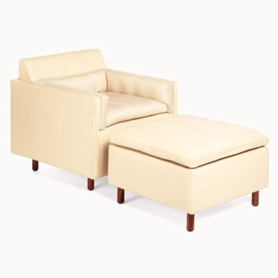 Salon Club Chair and Ottoman