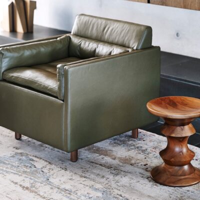 Salon Club Chair and Ottoman