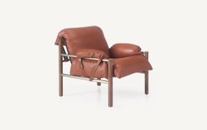 Sling Club Chair and Ottoman