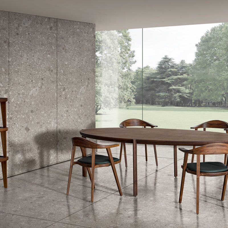 Spoke Ellipse Table