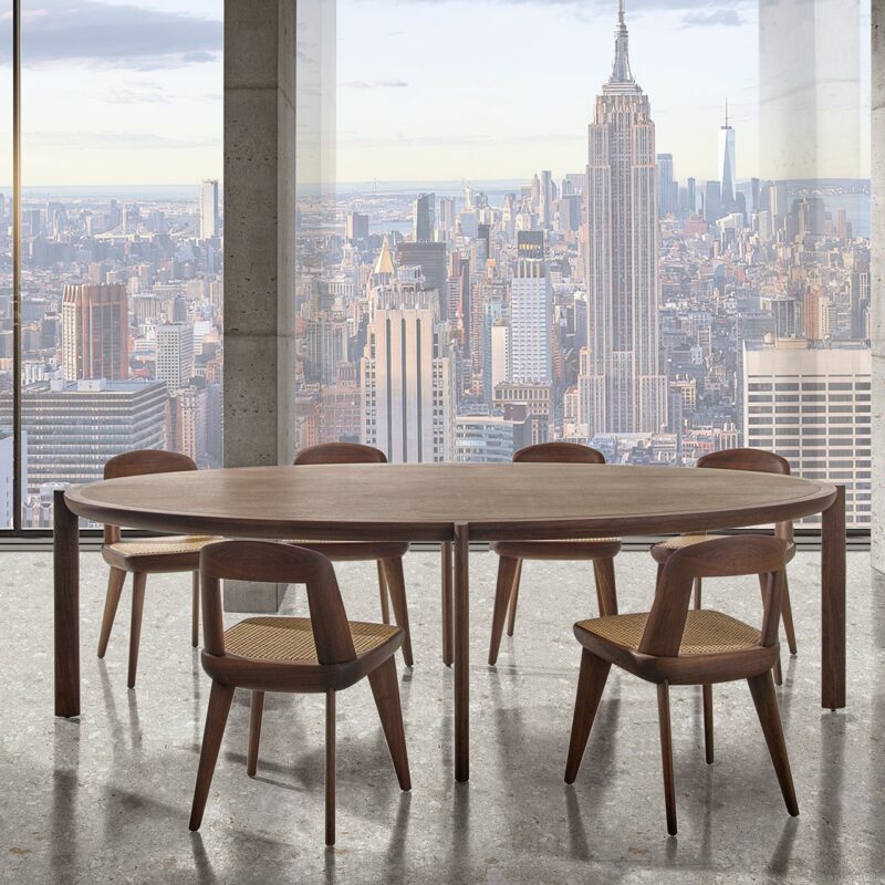 Spoke Ellipse Table