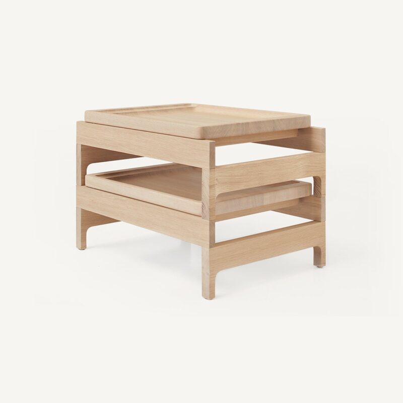 Tray Rack Side Table